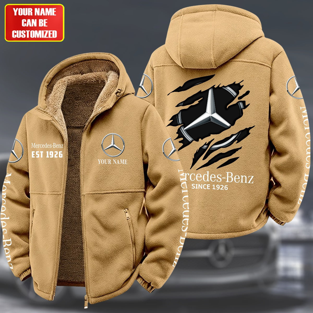 Personalized Merc 1926 Warm Fleece Jacket
