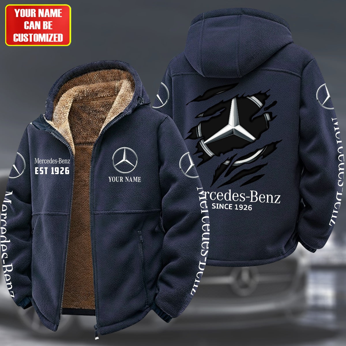 Personalized Merc 1926 Warm Fleece Jacket