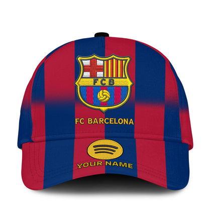 Personalized Barca 25/26 Embroidery Vintage Classic Cap