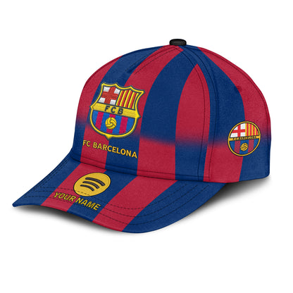 Personalized Barca 25/26 Embroidery Vintage Classic Cap
