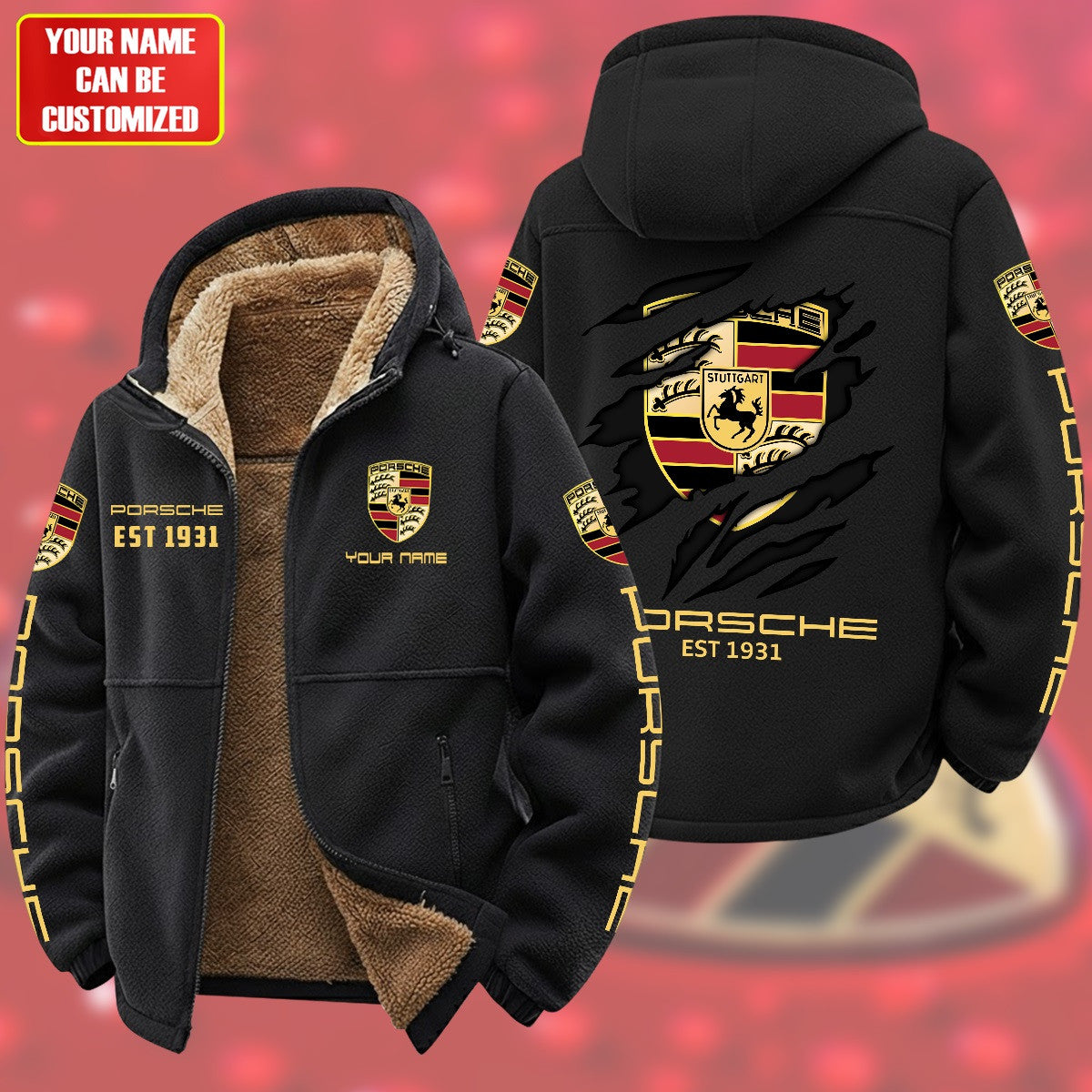 Personalized Pors 1931 Warm Fleece Jacket