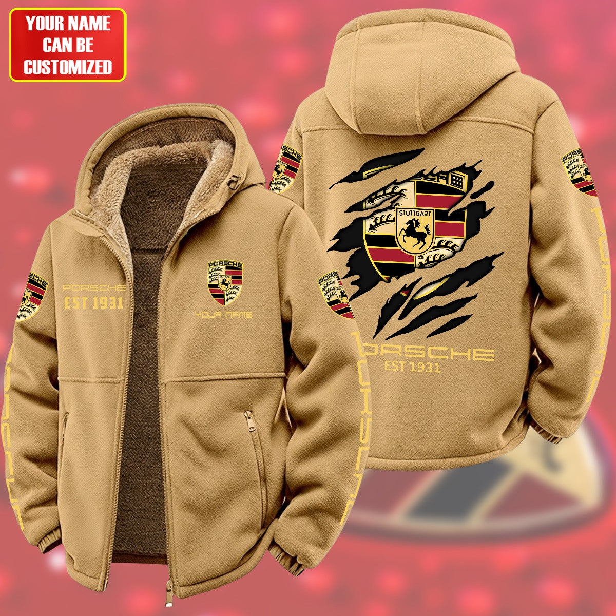 Personalized Pors 1931 Warm Fleece Jacket