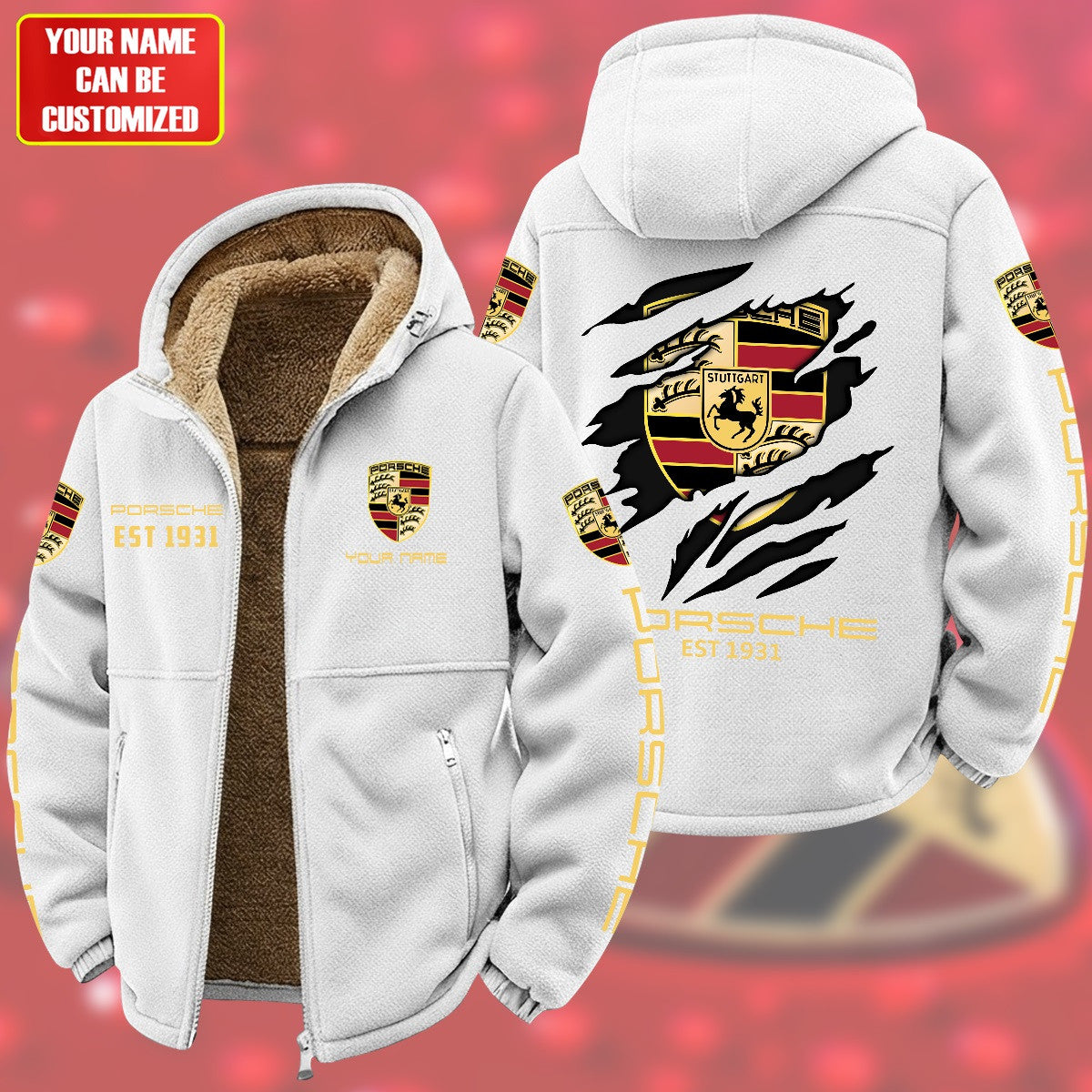 Personalized Pors 1931 Warm Fleece Jacket