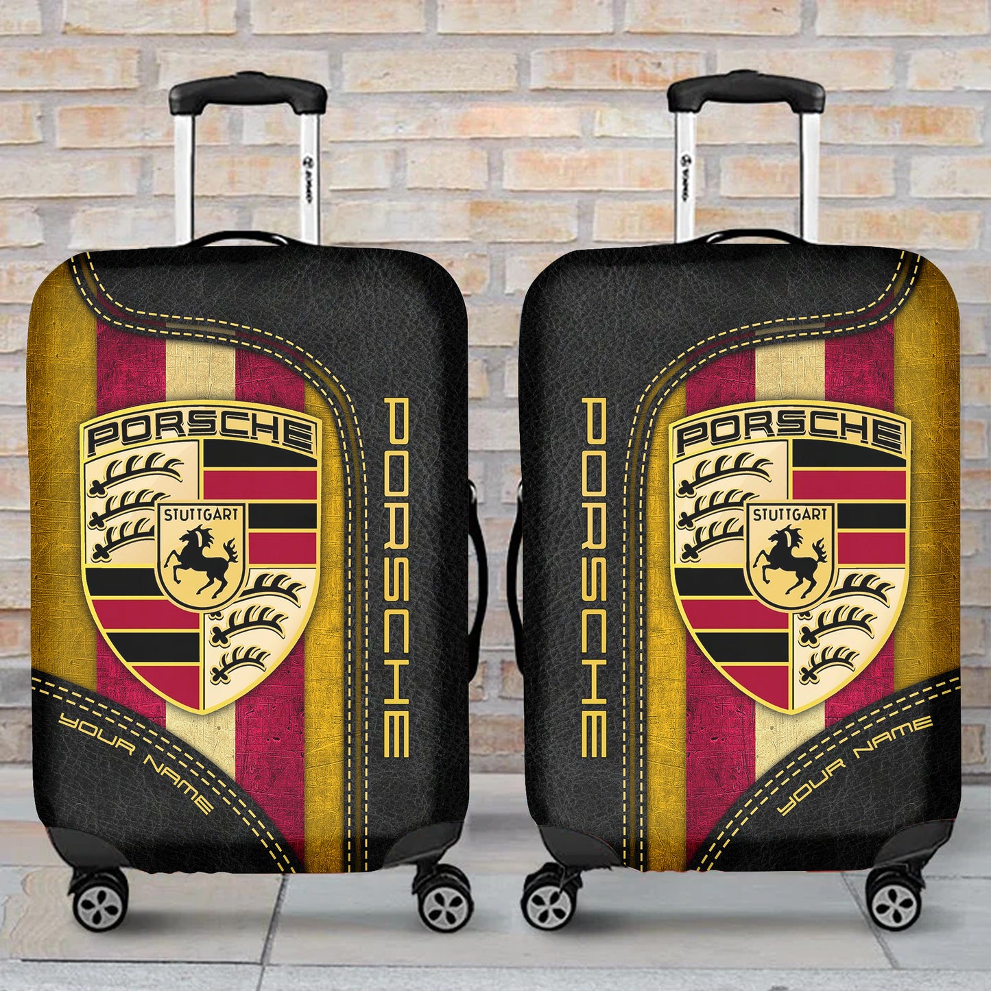 Personalized Pors Luggage Cover