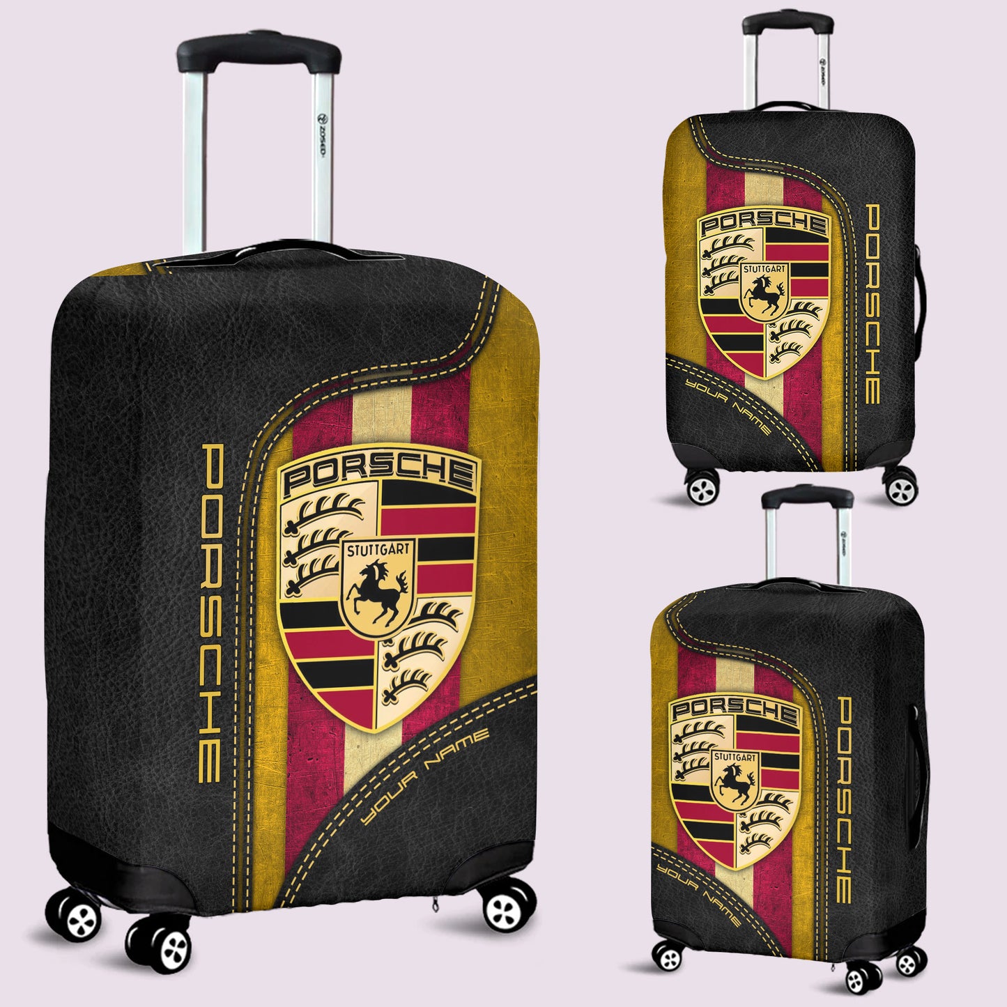 Personalized Pors Luggage Cover