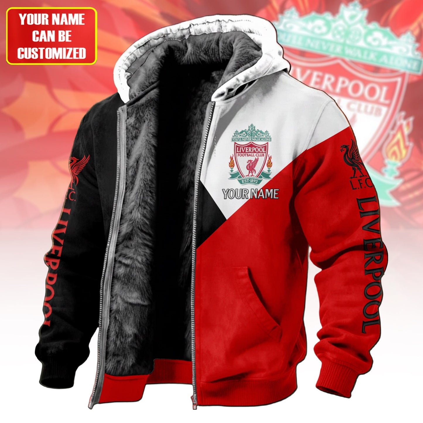 Personalized LVP Fleece inside Jacket