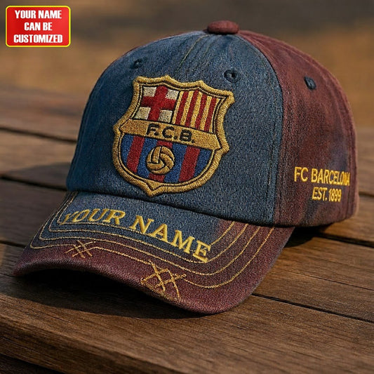 Personalized Barca FC Vintage Classic Cap