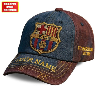 Personalized Barca FC Vintage Classic Cap