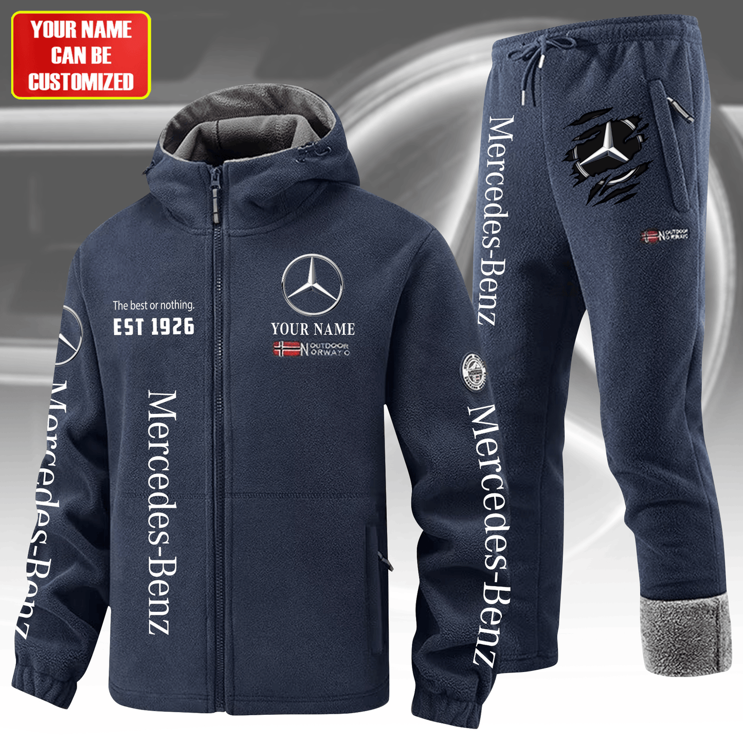 Personalized Merc Winter Fleece Set