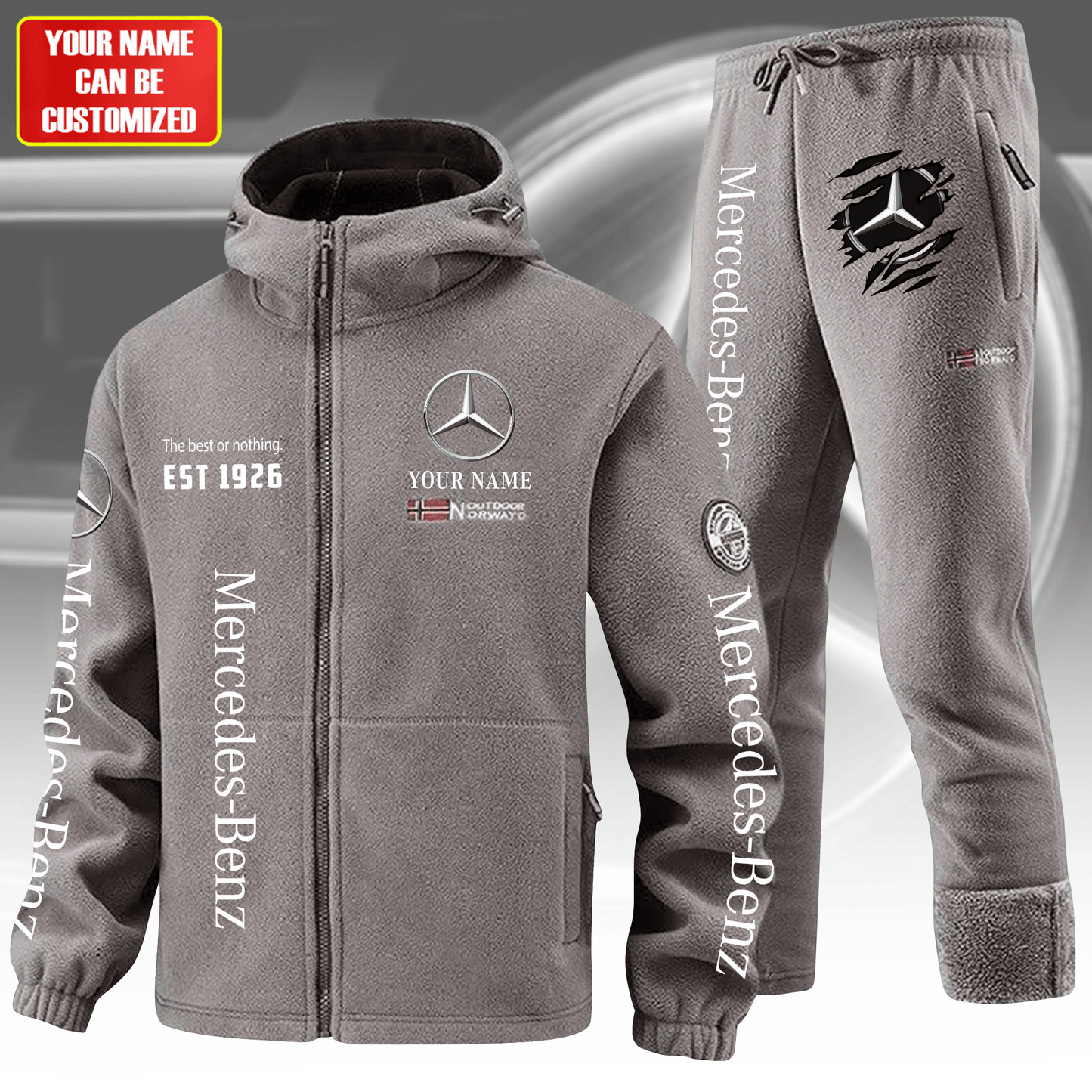 Personalized Merc Winter Fleece Set