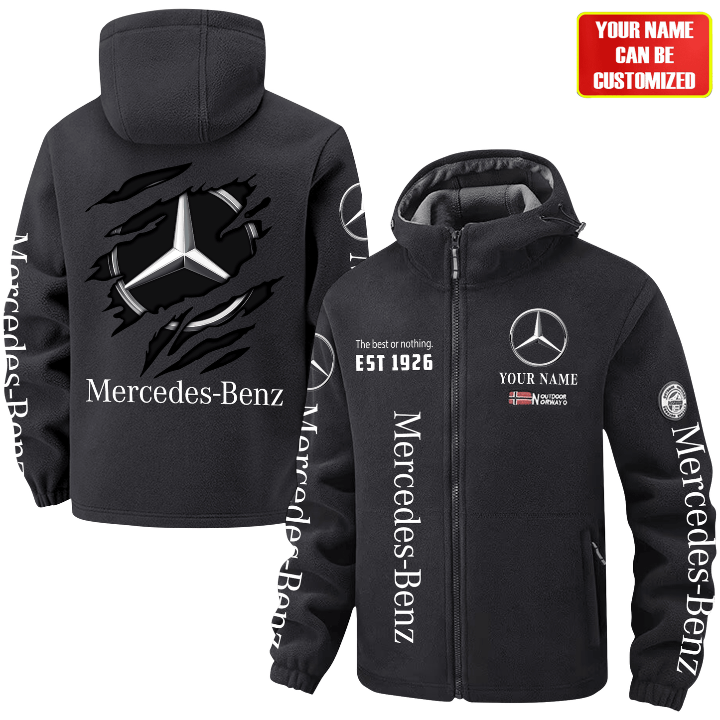 Personalized Merc Winter Fleece Set