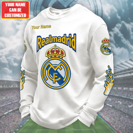 Personalized Real Quilted Textur Unisex Sweater