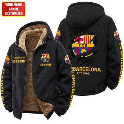 Personalized Barca 1899 Warm Fleece Jacket