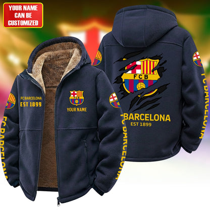 Personalized Barca 1899 Warm Fleece Jacket