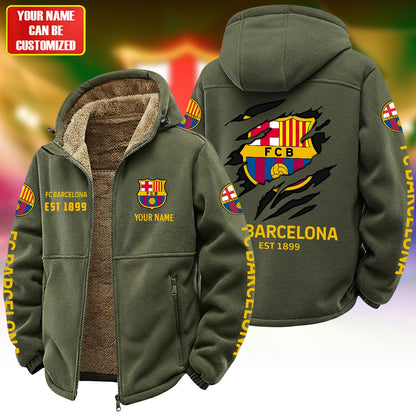 Personalized Barca 1899 Warm Fleece Jacket