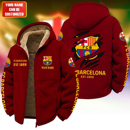Personalized Barca 1899 Warm Fleece Jacket