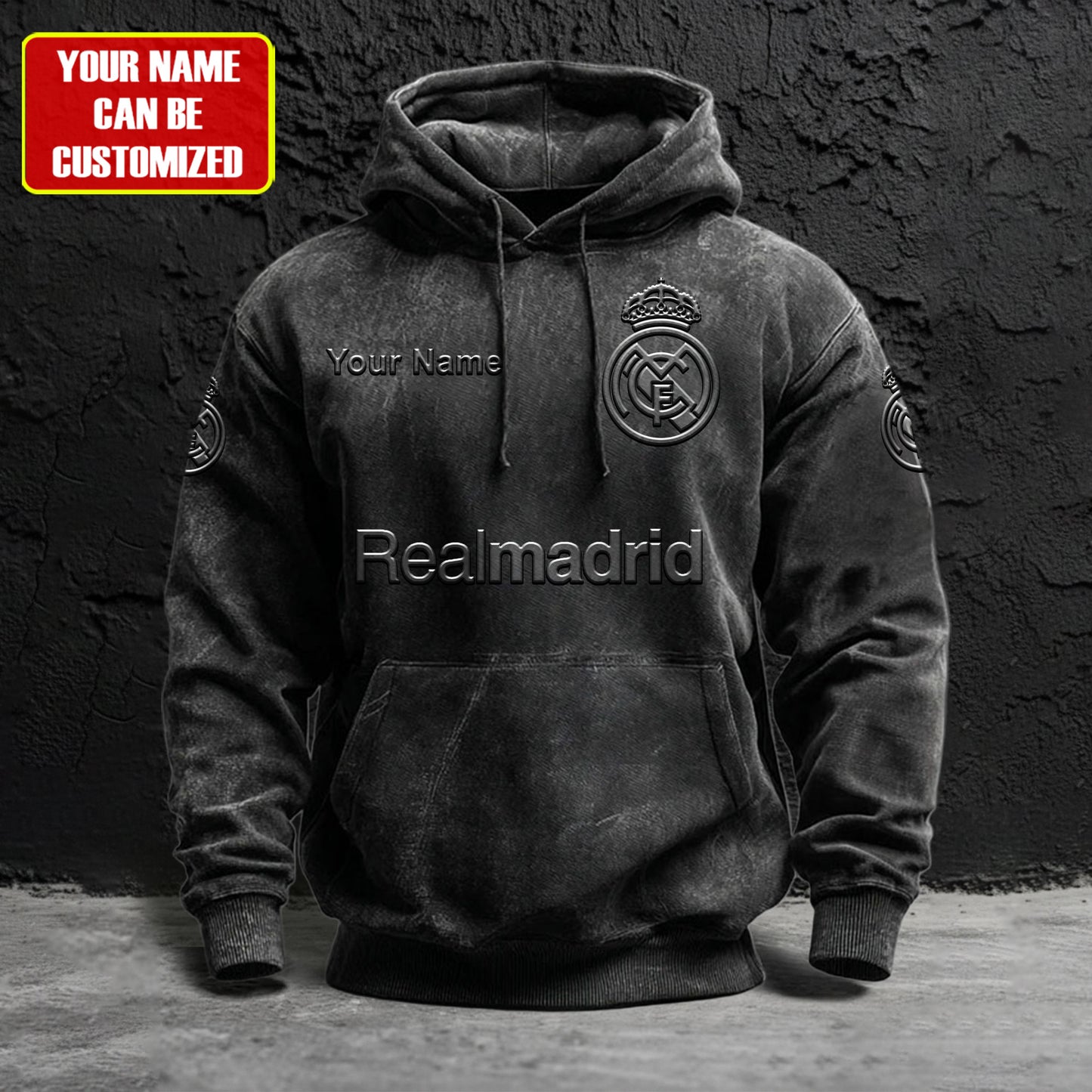 Personalized Real Brush Unisex Hoodie