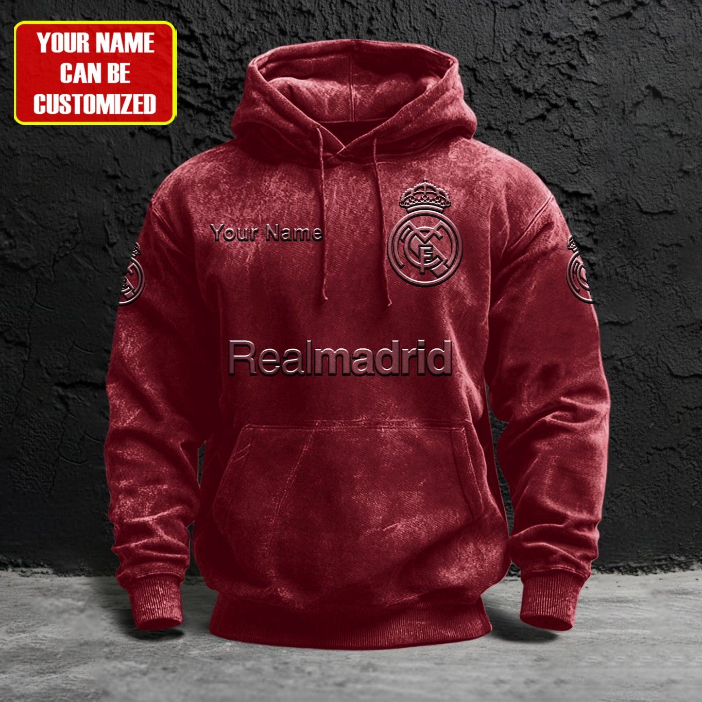 Personalized Real Brush Unisex Hoodie