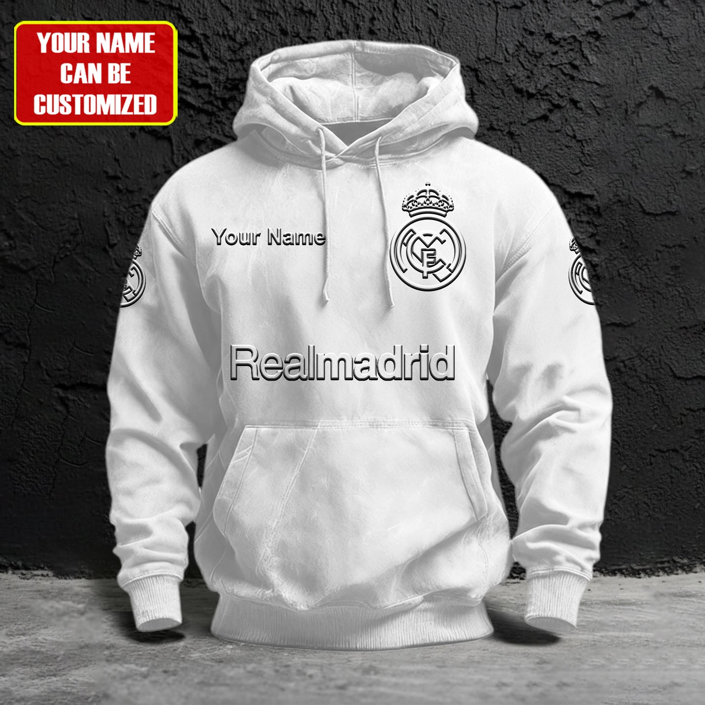 Personalized Real Brush Unisex Hoodie