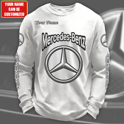 Personalized Merc Quilted Textur Unisex Sweater