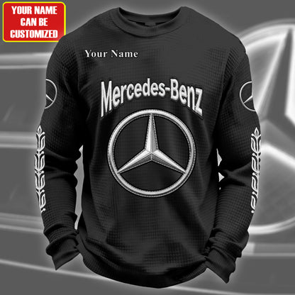 Personalized Merc Quilted Textur Unisex Sweater