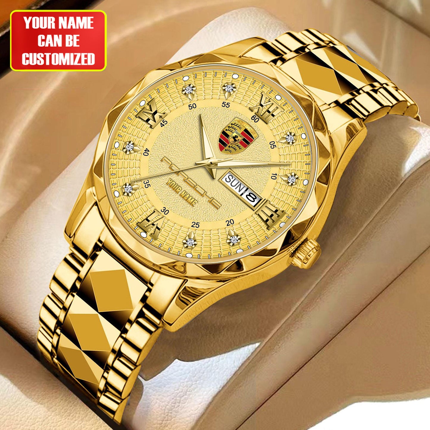 Personalized Pors Luxury Alloy Charley Watch