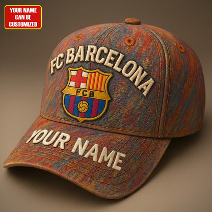 Personalized Barca FC Vintage Classic Cap V2