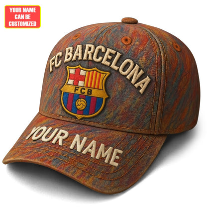 Personalized Barca FC Vintage Classic Cap V2