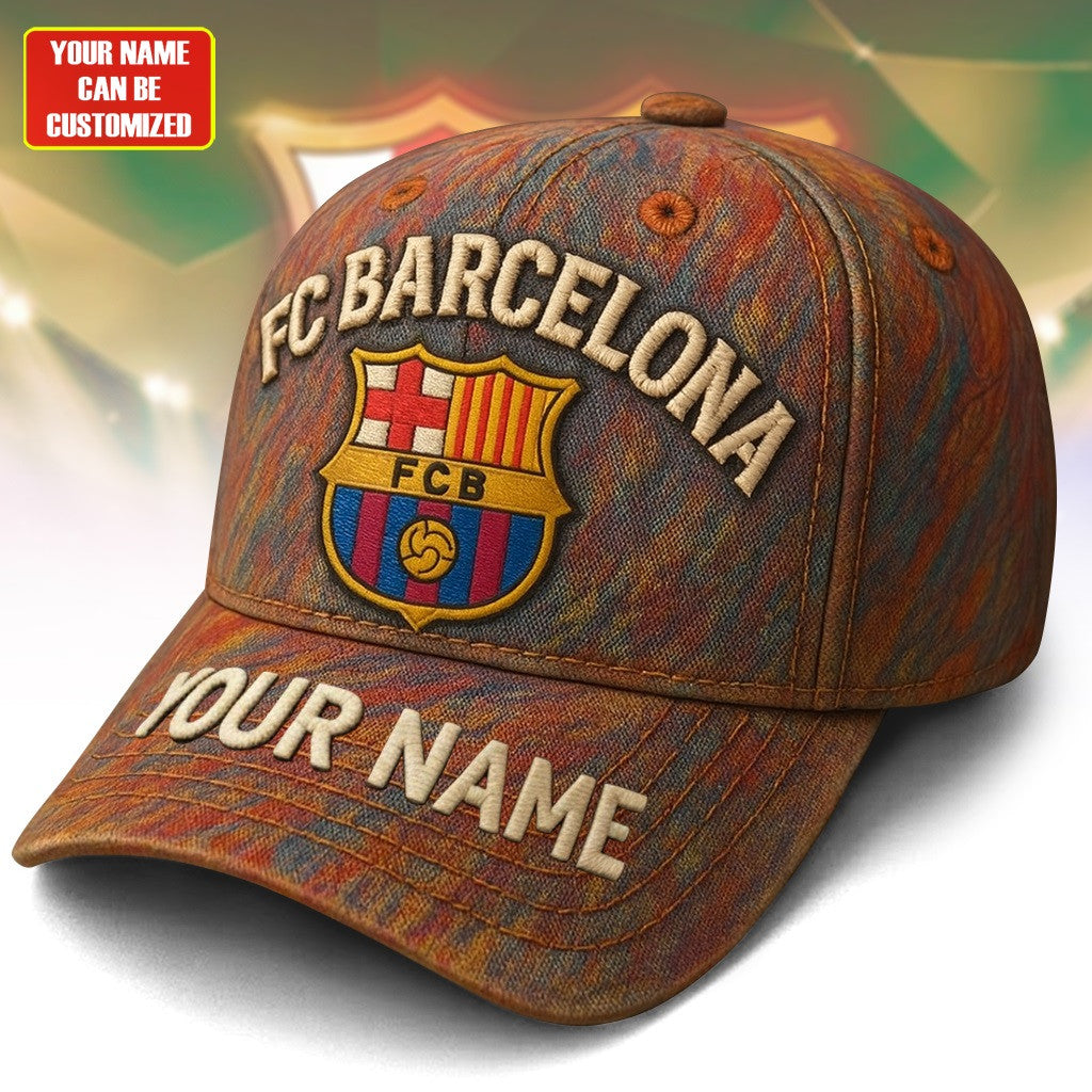 Personalized Barca FC Vintage Classic Cap V2