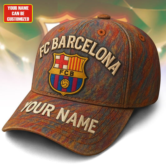 Personalized Barca FC Vintage Classic Cap V2