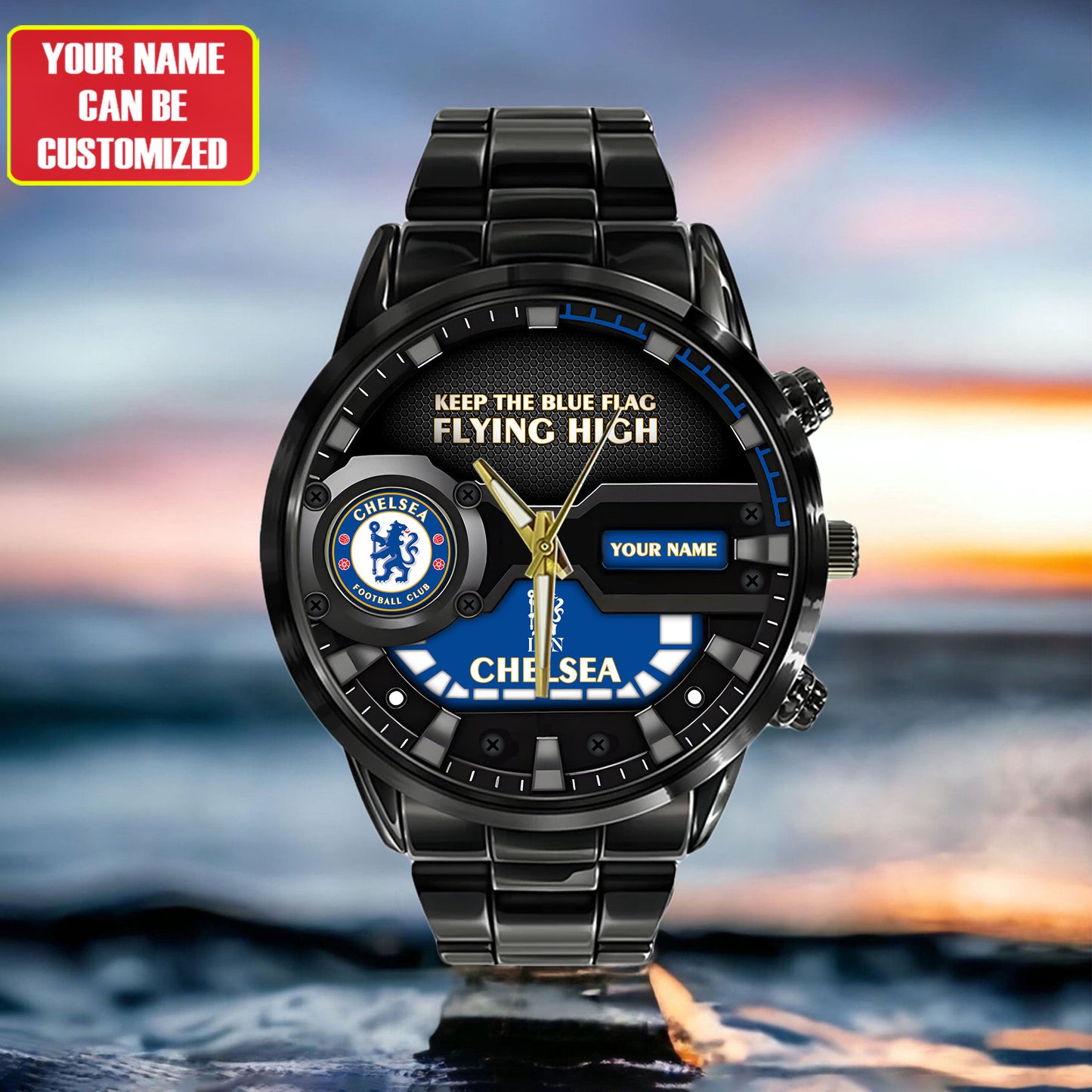 Personalized Chelsea Luxury Stainless Steel Watch