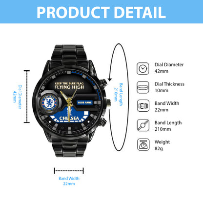 Personalized Chelsea Luxury Stainless Steel Watch