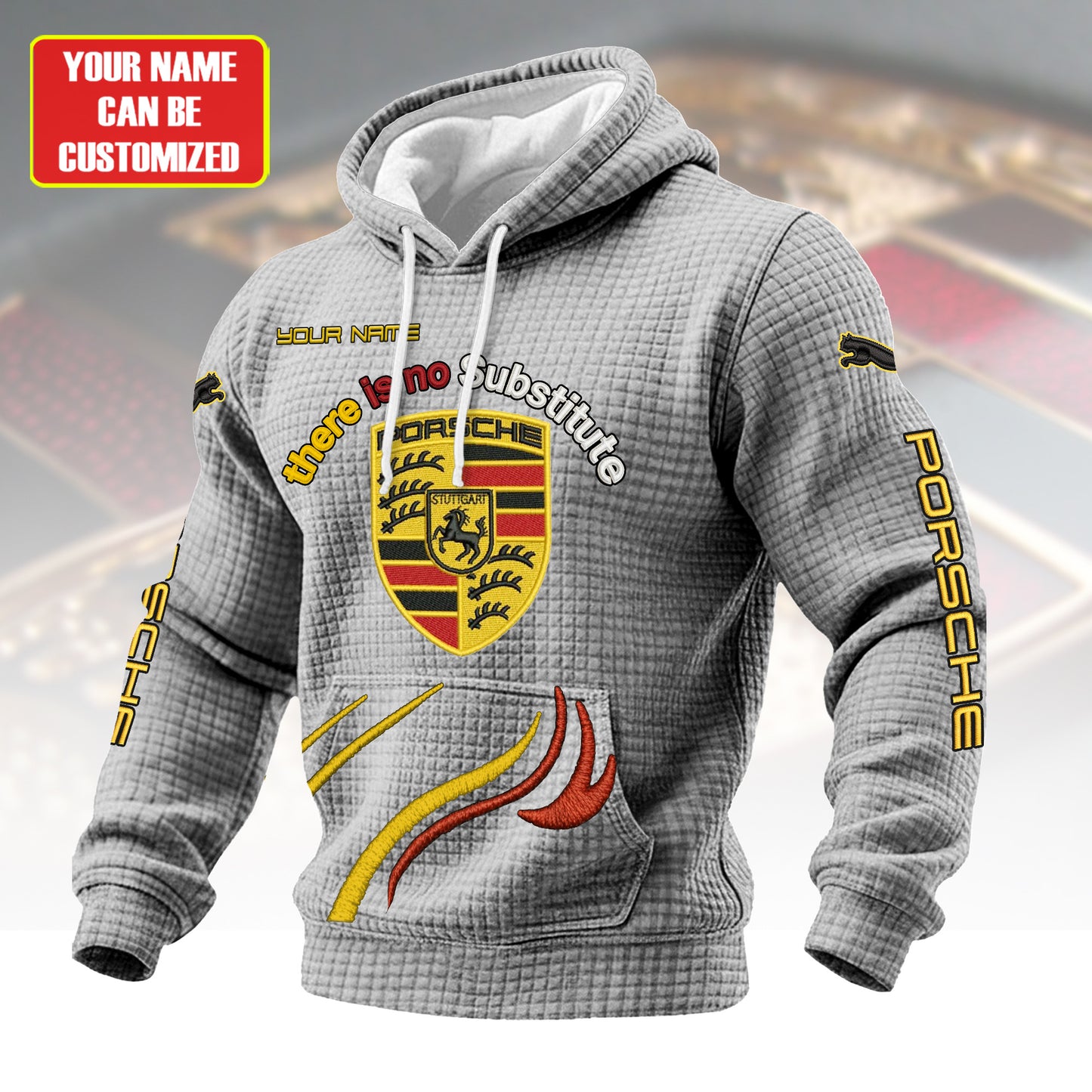 Personalized Pors Fabric Hooded Sweatshirt