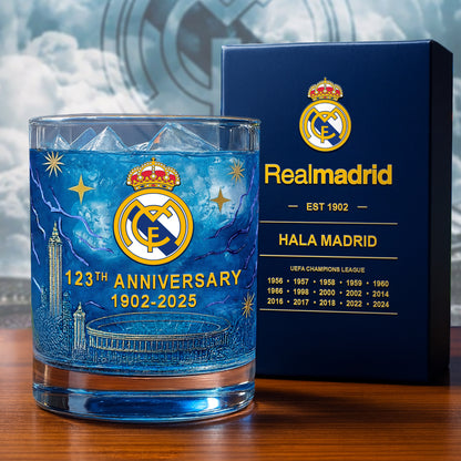 Personalized Real 123 Years Anniversary Whisky , Real Whiskey Glass