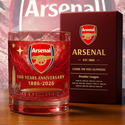 Personalized ASN 140 Years Anniversary Whisky , ASN Whiskey Glass