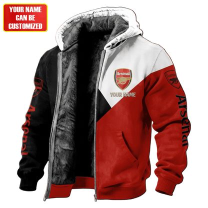 Personalized Arsenal Fleece inside Jacket