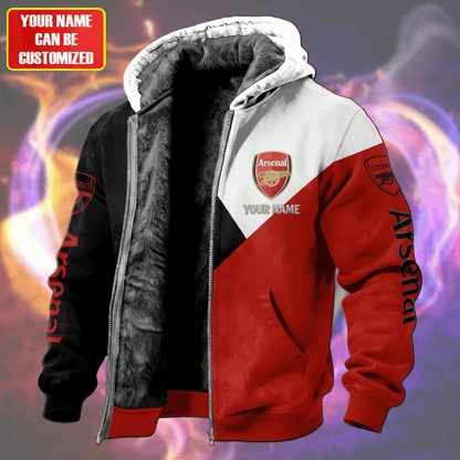 Personalized Arsenal Fleece inside Jacket