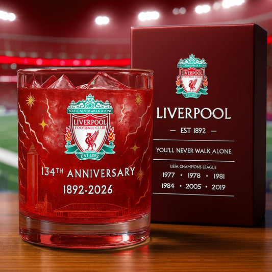 Personalized LVP 134 Years Anniversary Whisky , LVP Whiskey Glass