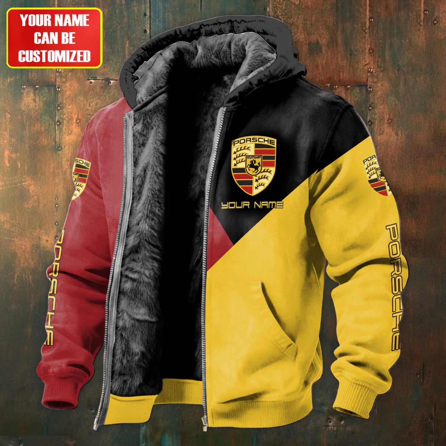 Personalized Pors Sport Fleece inside Jacket