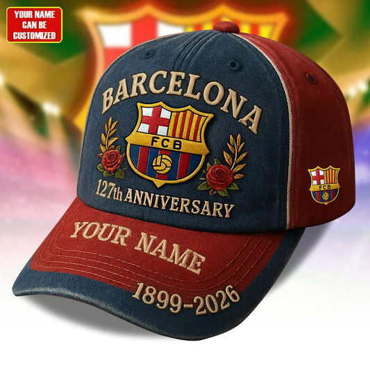 Personalized Barca FC 127th Anniversary Classic Cap