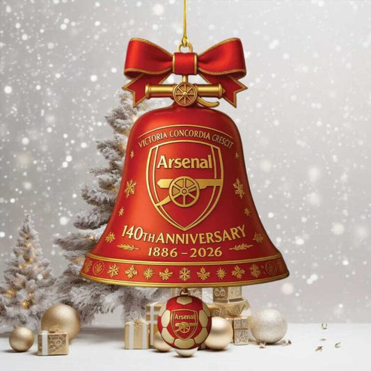 Jinger Arsenal 140th Anniversary Christmas Ornament V2