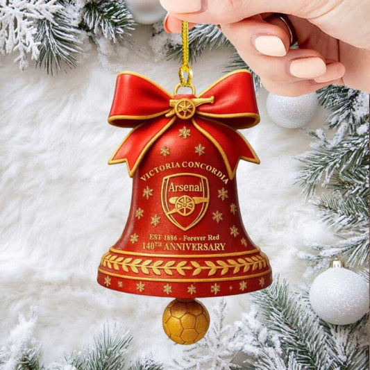 Jinger Arsenal 140th Anniversary Christmas Ornament V3