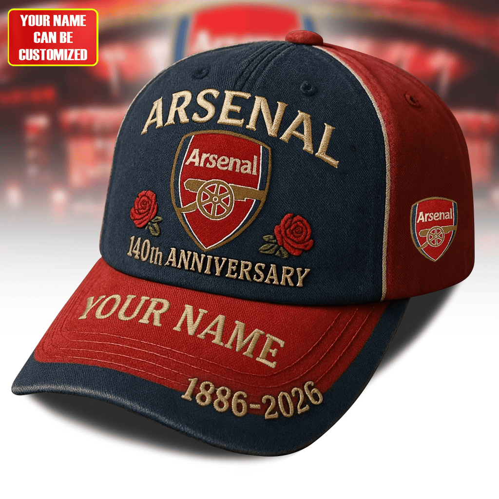 Personalized Arsenal 140th Anniversary Classic Cap