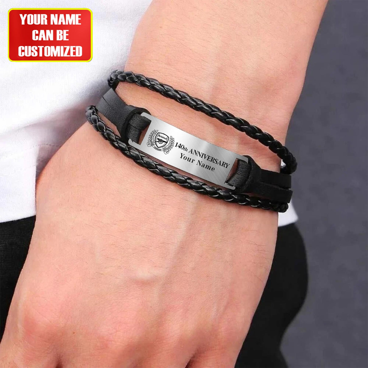 Arsenal Anniversary Personalized Handmade Bracelet Gift For Fans