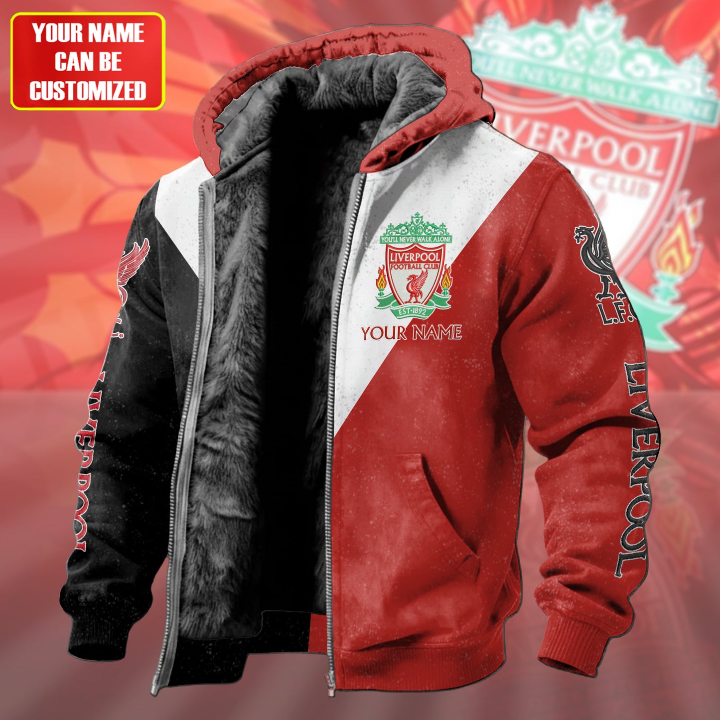 Personalized LVP Fleece inside Jacket V5