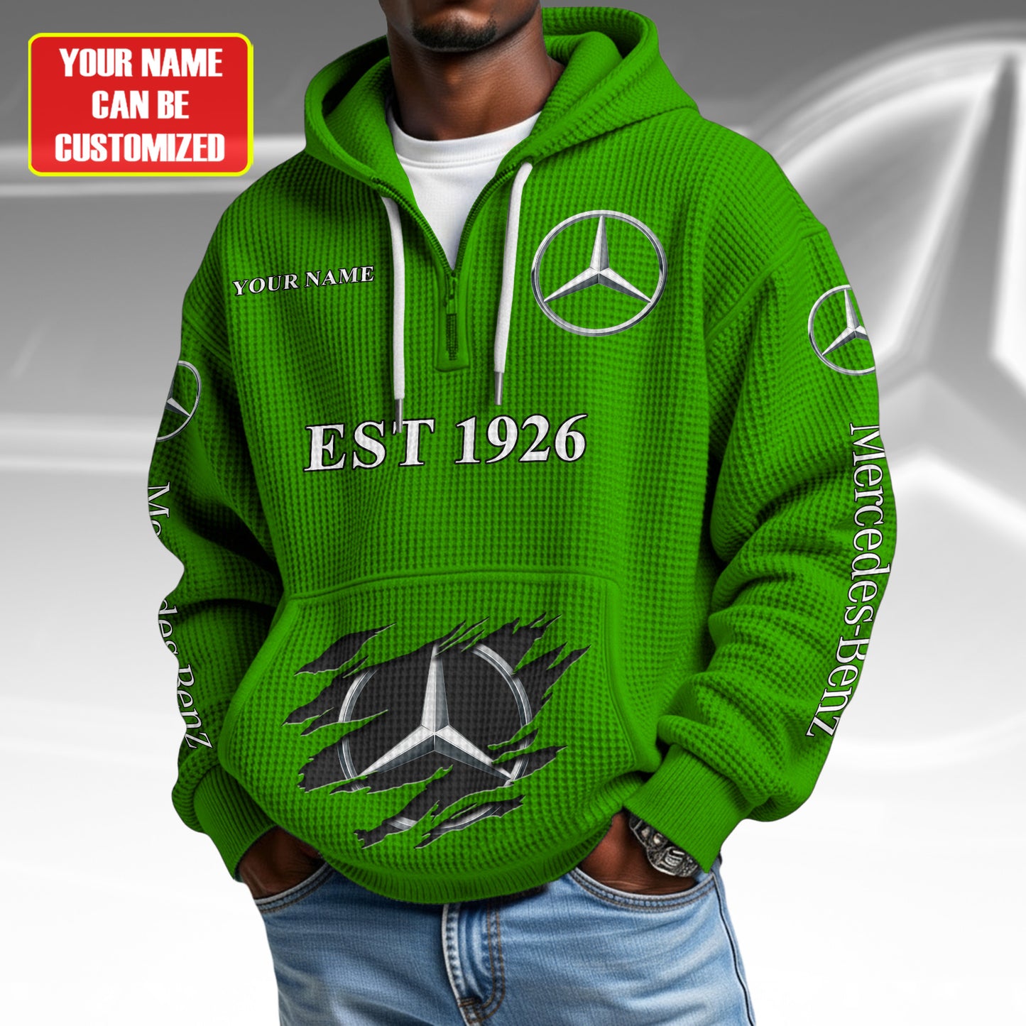 Personalized Merc Sport Fabric Hooded Sweatshirt