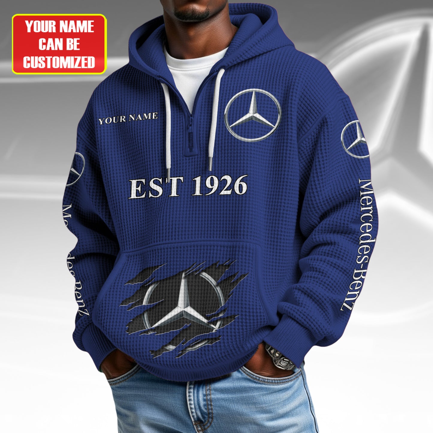 Personalized Merc Sport Fabric Hooded Sweatshirt