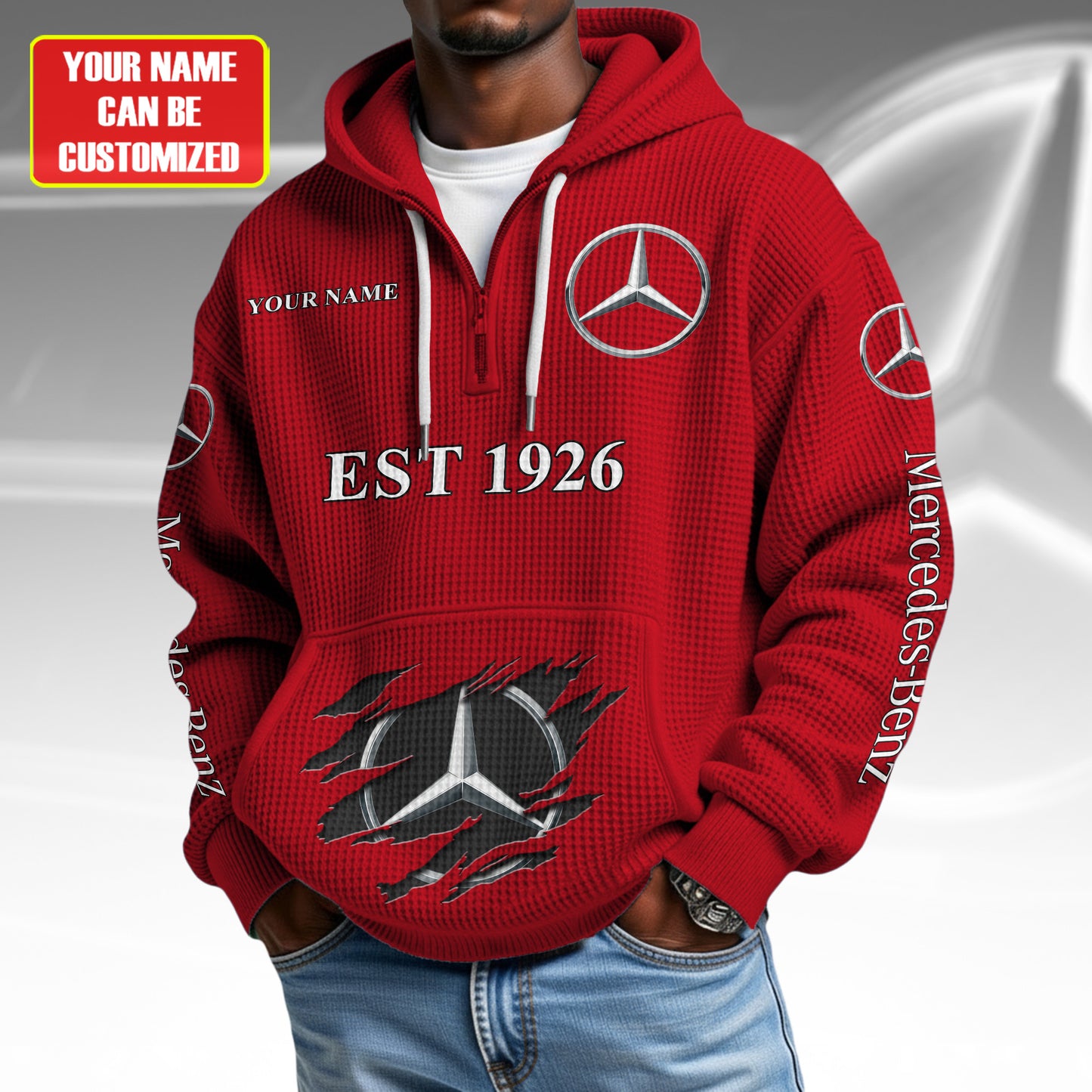Personalized Merc Sport Fabric Hooded Sweatshirt