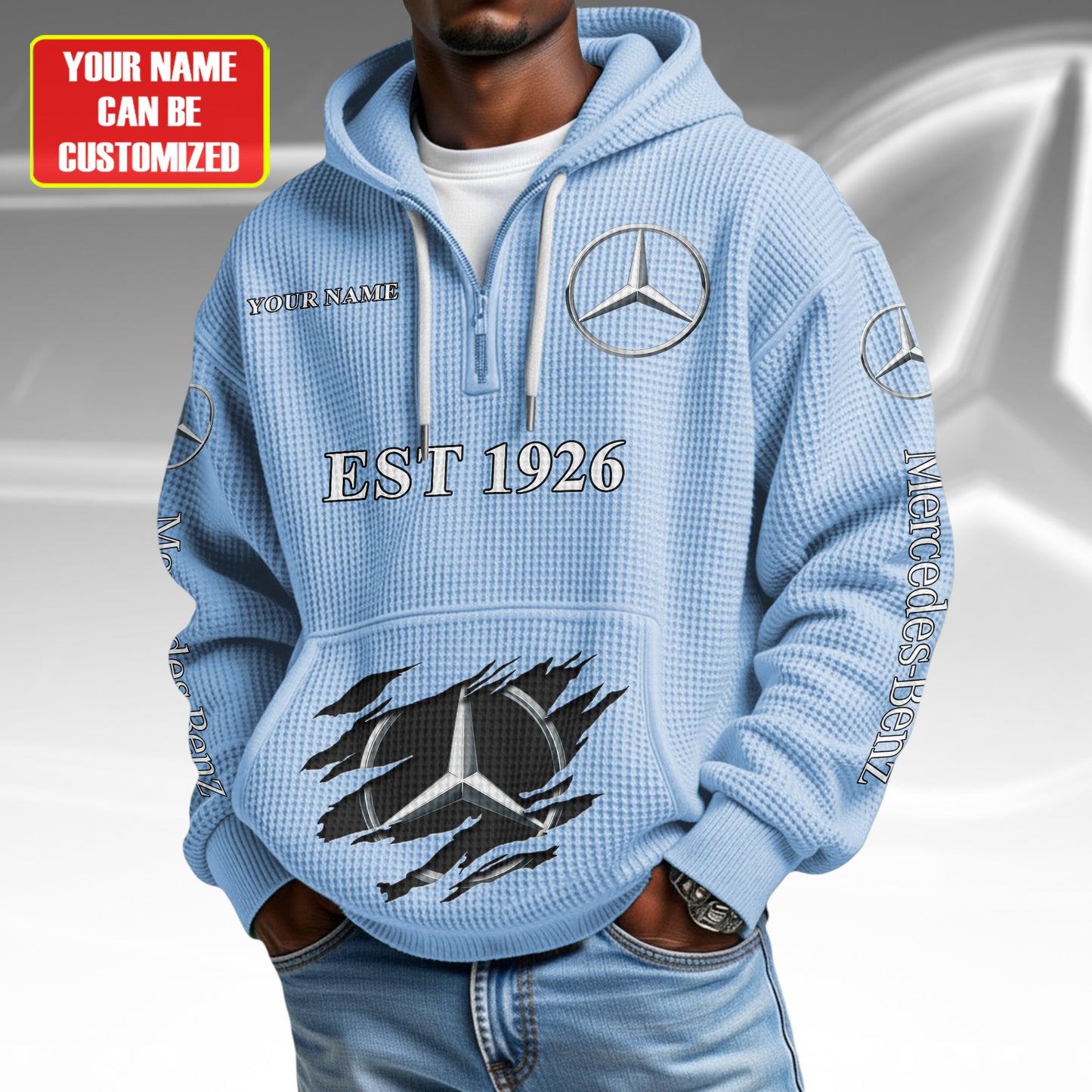 Personalized Merc Sport Fabric Hooded Sweatshirt