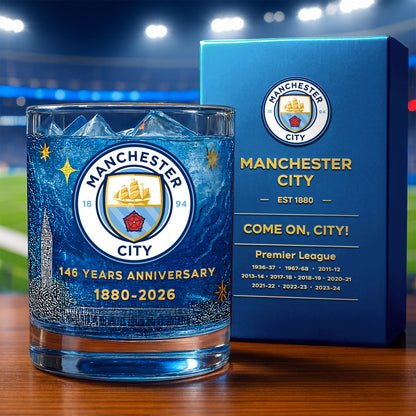 Personalized MC 146 Years Anniversary Whisky , MC Whiskey Glass